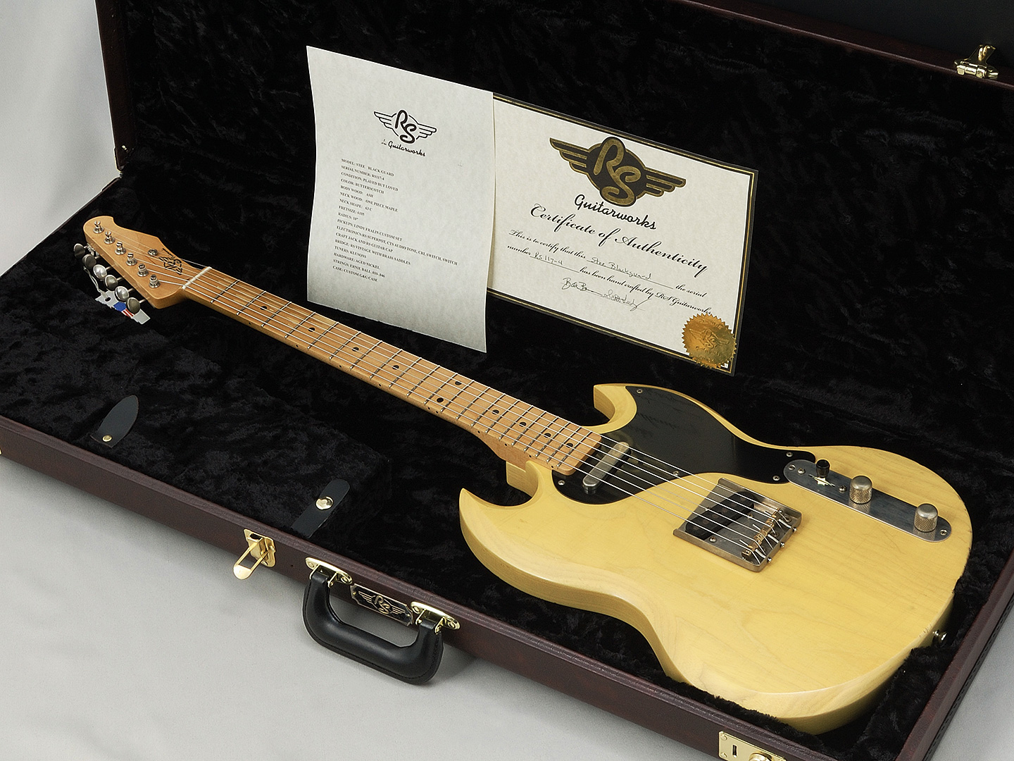 RS Guitarworks STee Blackguard II/Butter Scotch/Played But Loved
